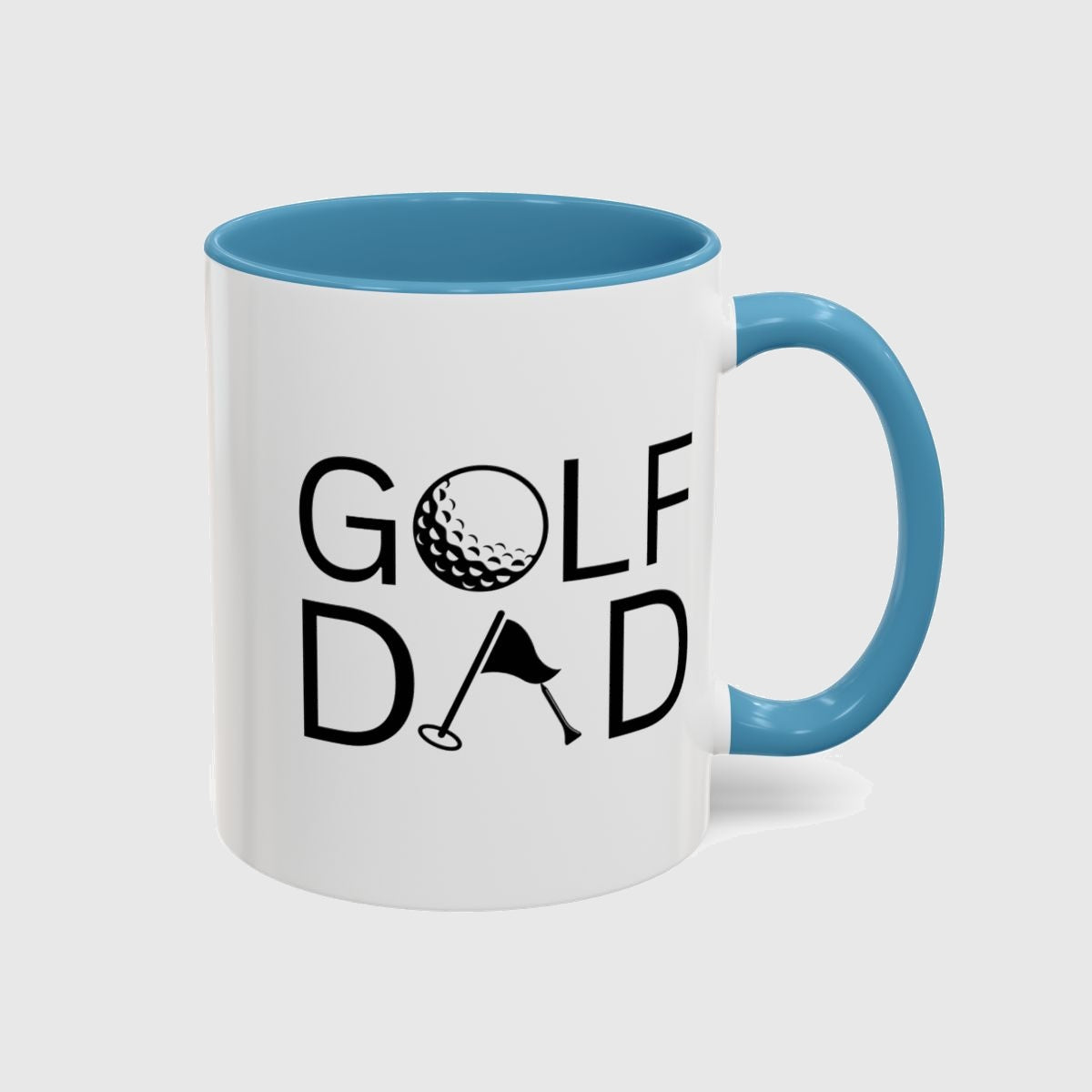 Golf Dad - Golf Mug in Light Blue