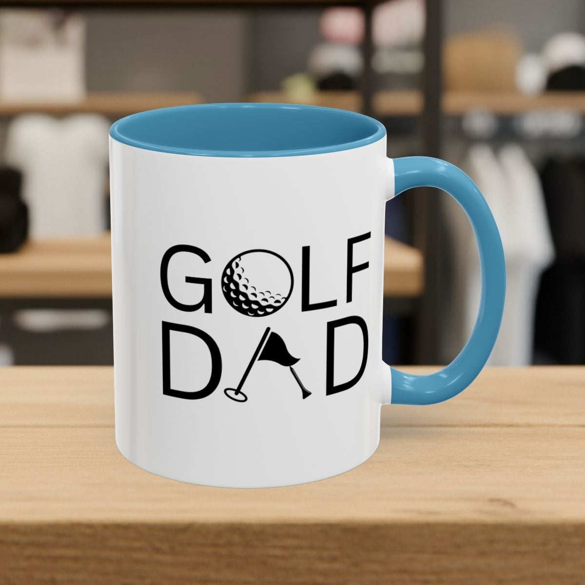 Golf Dad - Golf Mug - 11oz in Light Blue