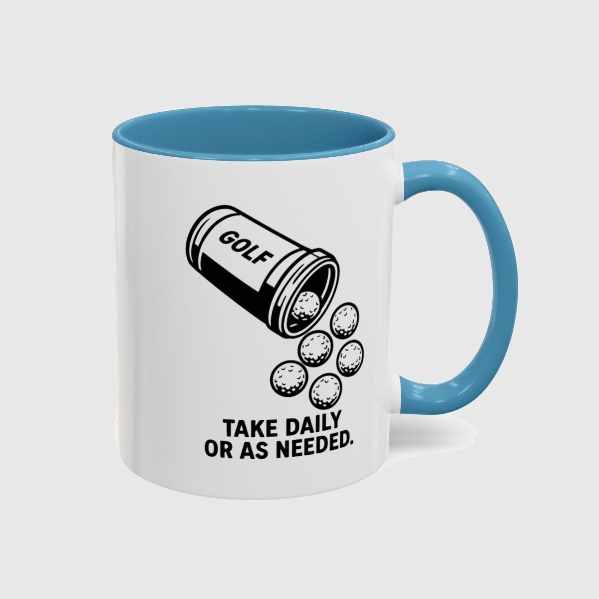 Golf Prescription - Golf Mug in Light Blue