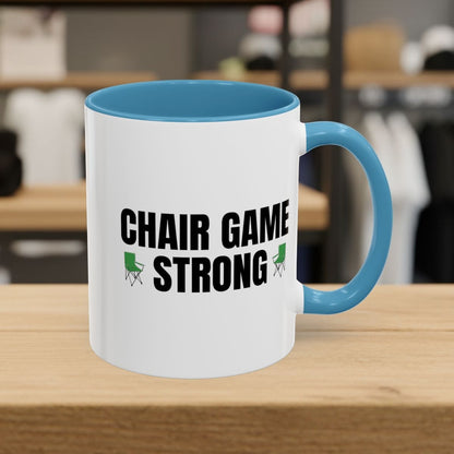 Chair Game Strong - Golf Mug in Light Blue