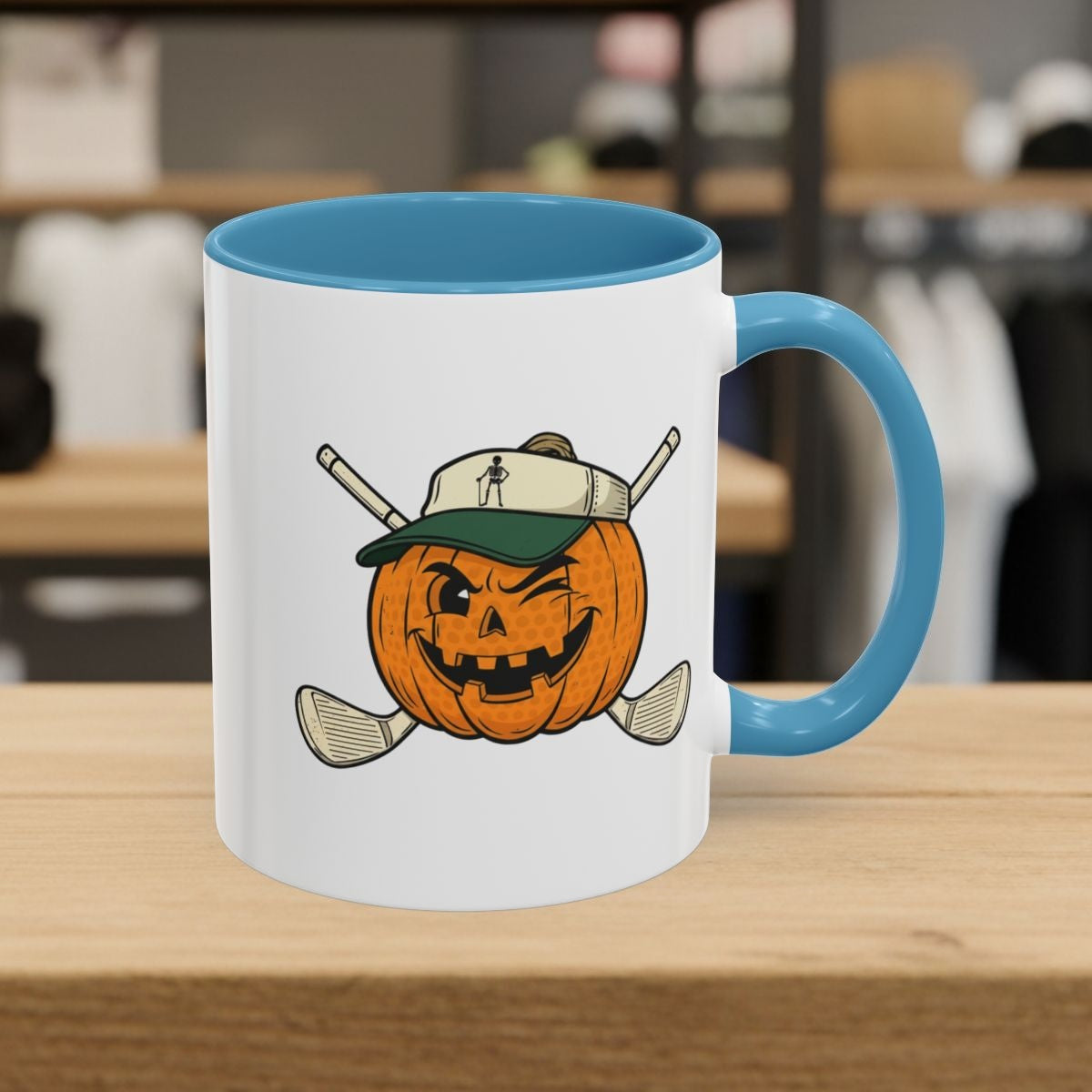 Golf or Gourd - Golf Mug - 11oz in Light Blue
