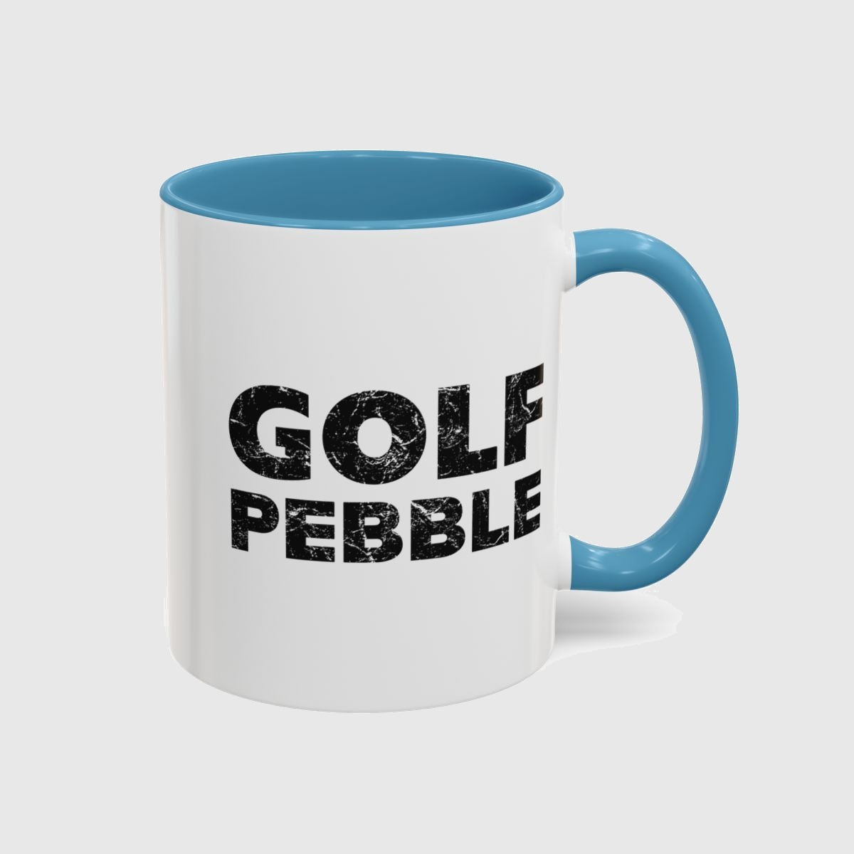 Golf Pebble - Golf Mug in Light Blue