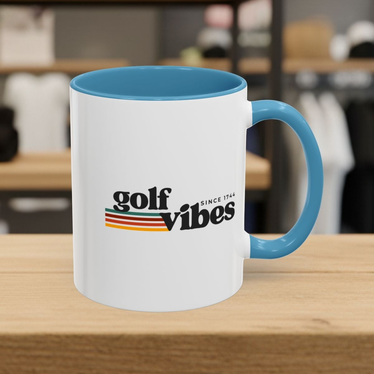 Golf Vibes - Golf Mug - 11oz in Light Blue