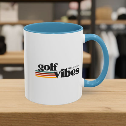 Golf Vibes - Golf Mug - 11oz in Light Blue