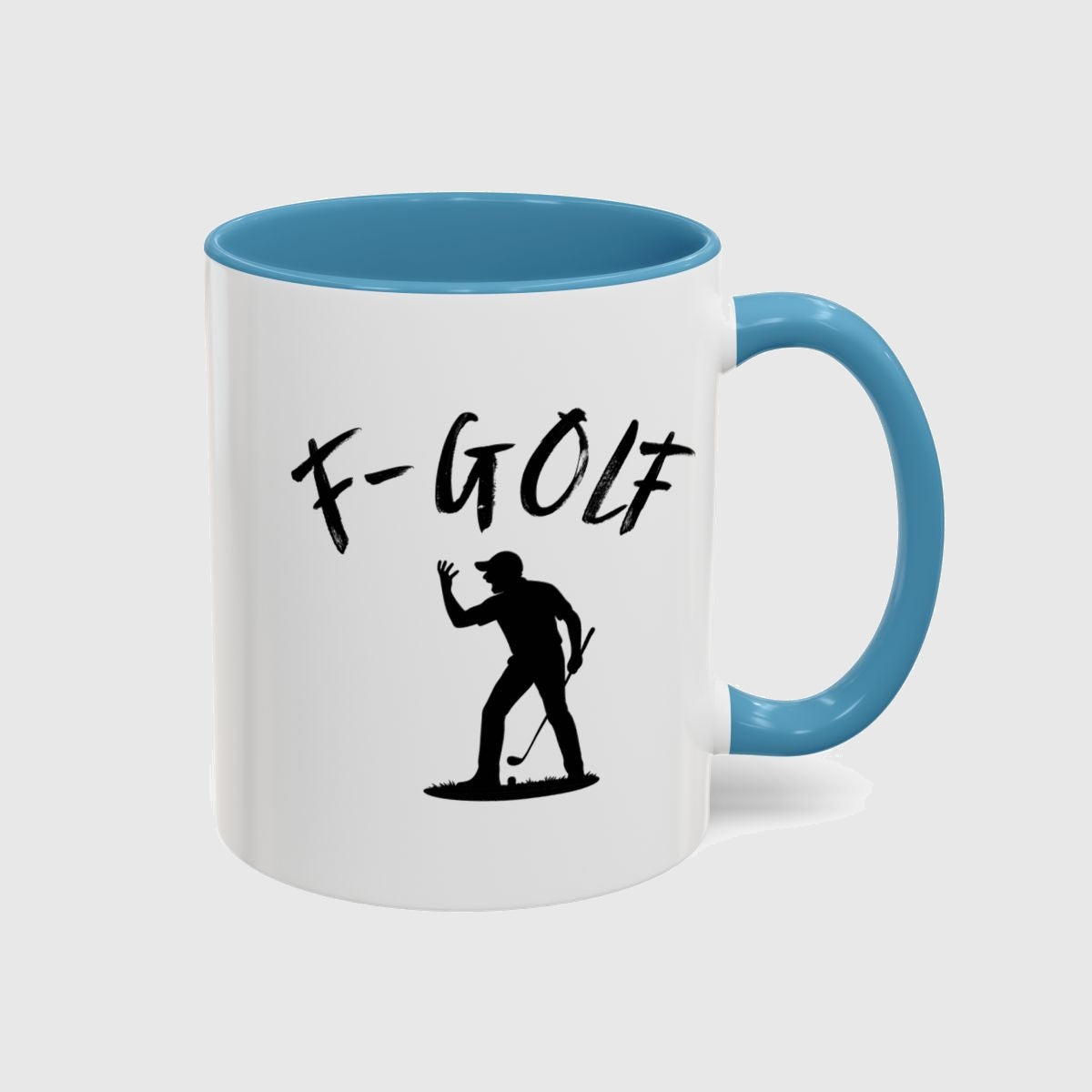 F-Golf (Male) - Golf Mug in Light Blue