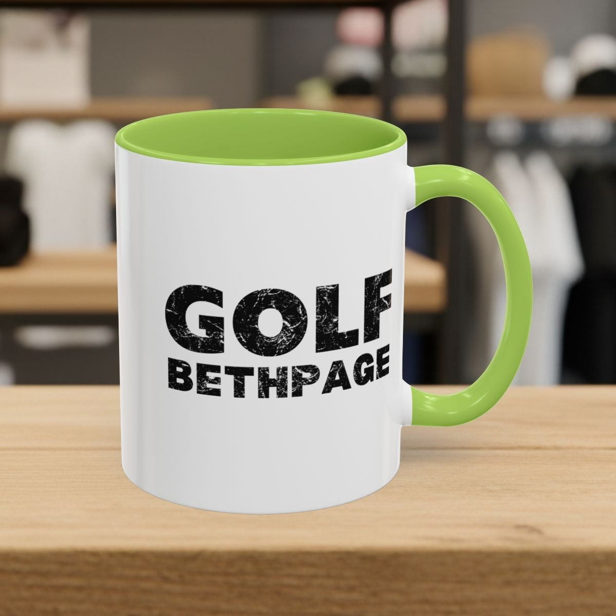 Golf Bethpage - Golf Mug - 11oz in Light Green