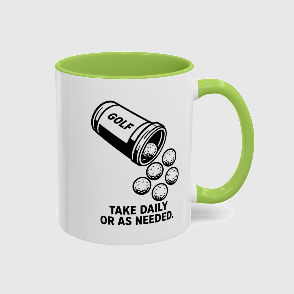 Golf Prescription - Golf Mug in Light Green