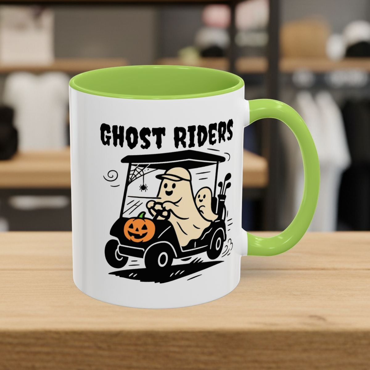 Ghost Riders - Golf Mug - 11oz in Light Green