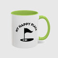 My Happy Place - Golf Mug in Light Green