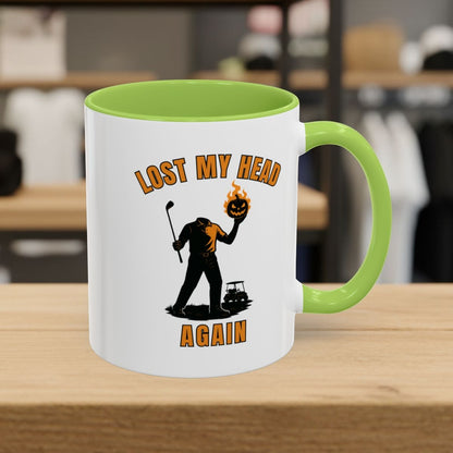 Lost My Head, Again - Golf Mug - 11oz in Light Green