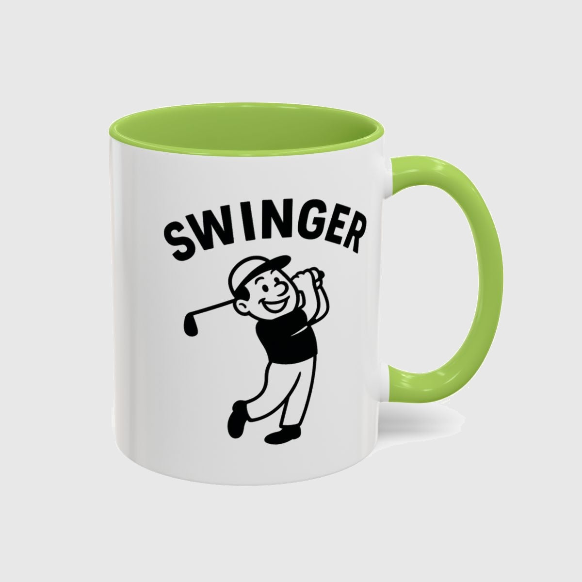 Swinger - Golf Mug in Light Green
