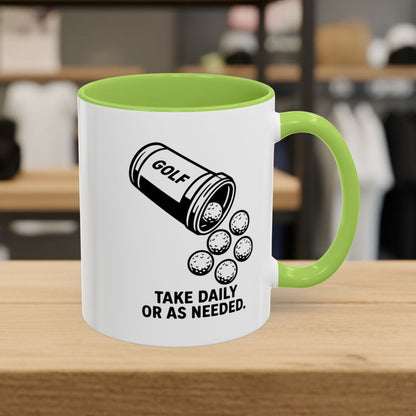 Golf Prescription - Golf Mug - 11oz in Light Green