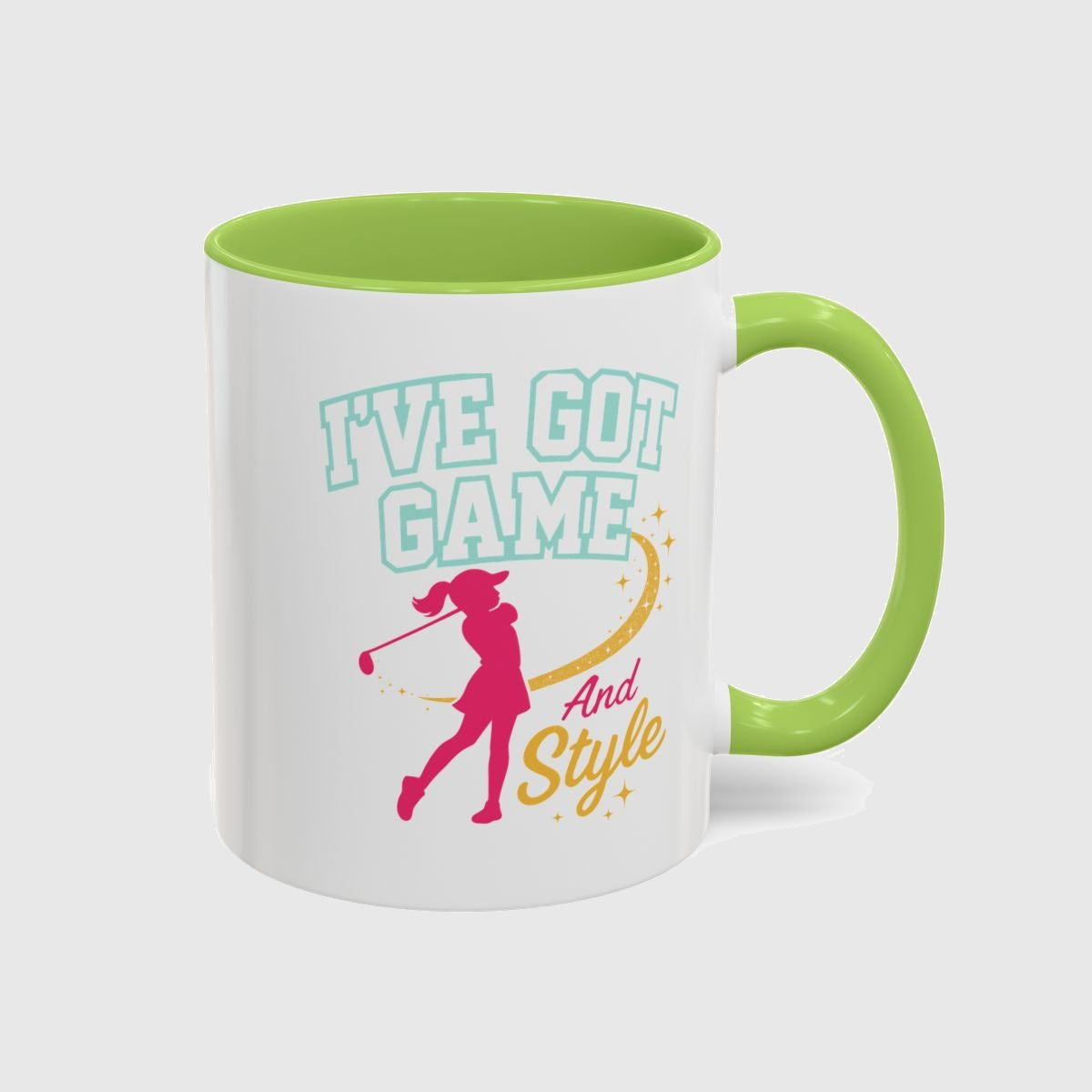 I've Got Game And Style - Golf Mug in Light Green