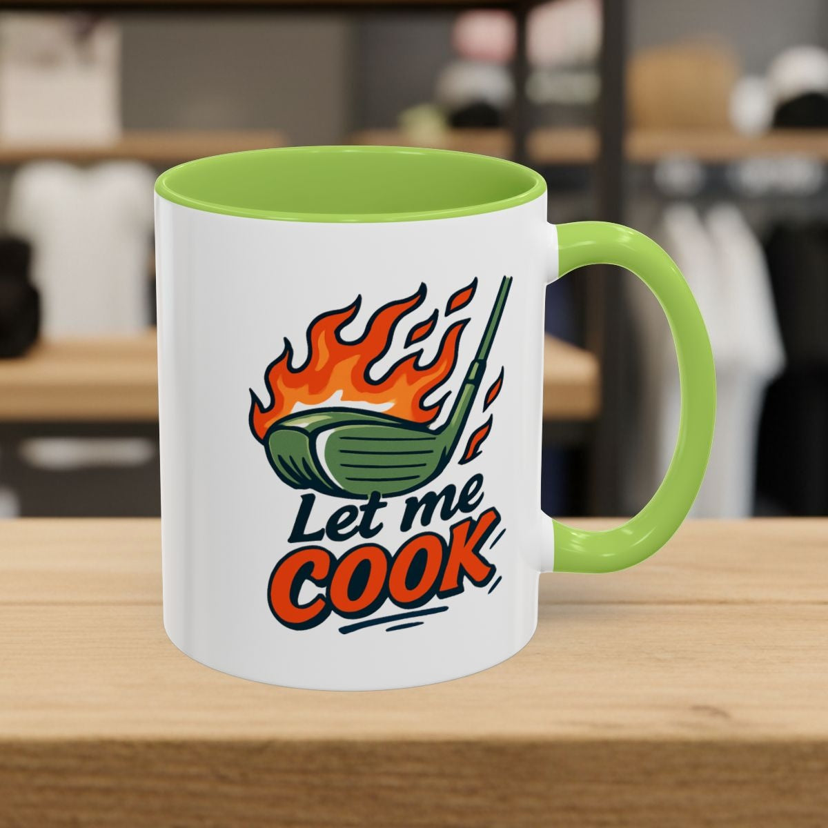 Let Me Cook - Golf Mug - 11oz in Light Green