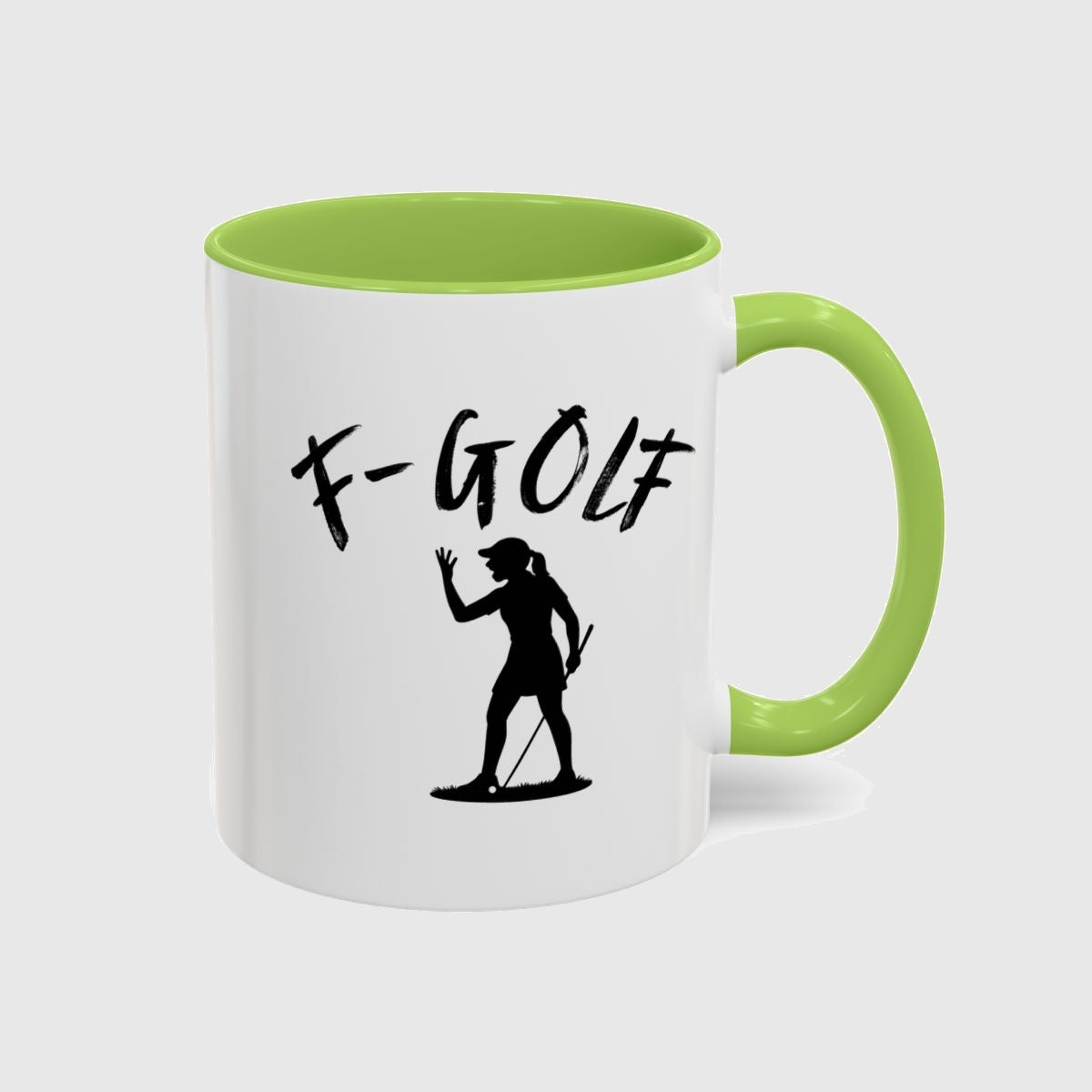 F-Golf (Female) - Golf Mug in Light Green