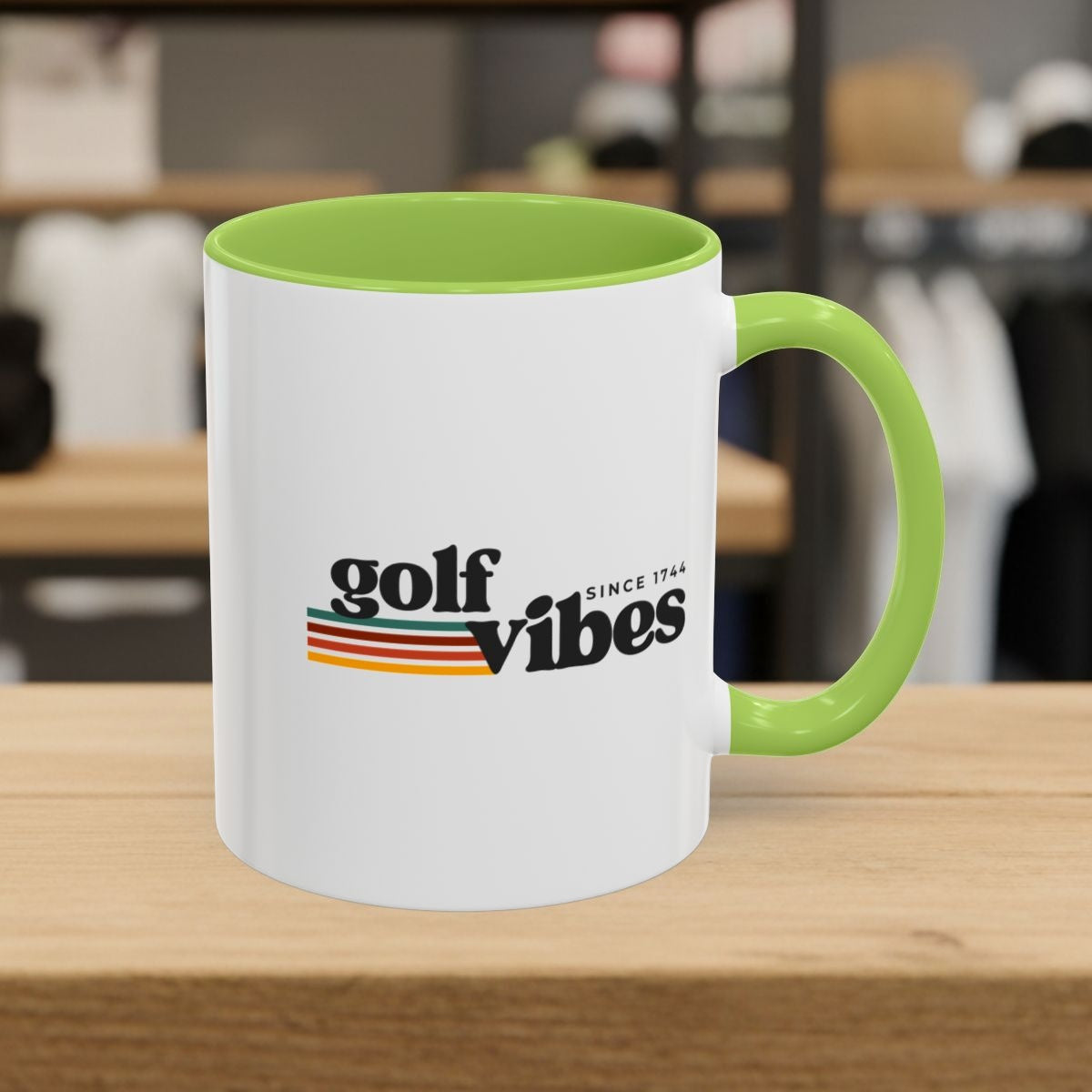 Golf Vibes - Golf Mug - 11oz in Light Green