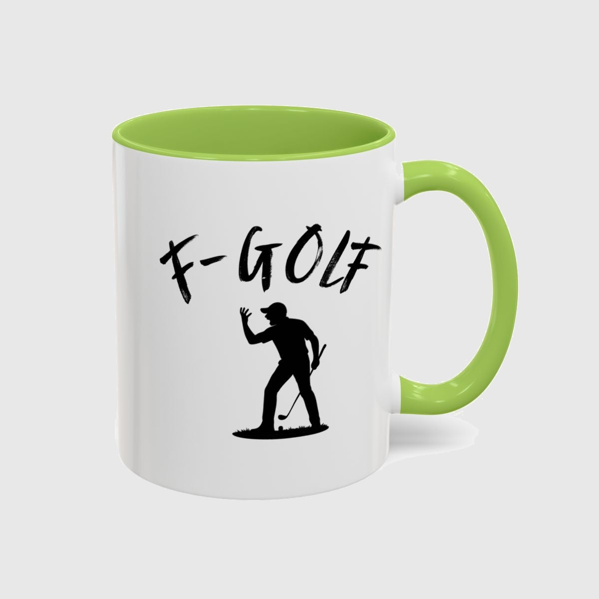 F-Golf (Male) - Golf Mug in Light Green