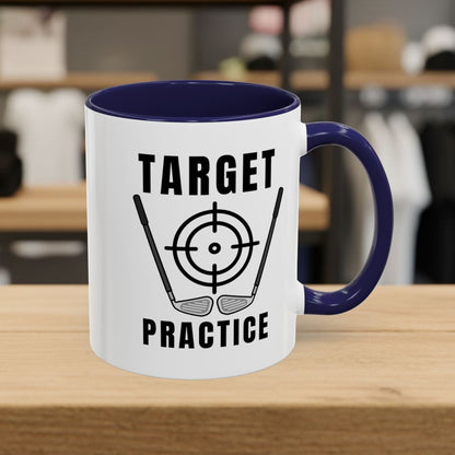 Target Practice - Golf Mug - 11oz in Navy