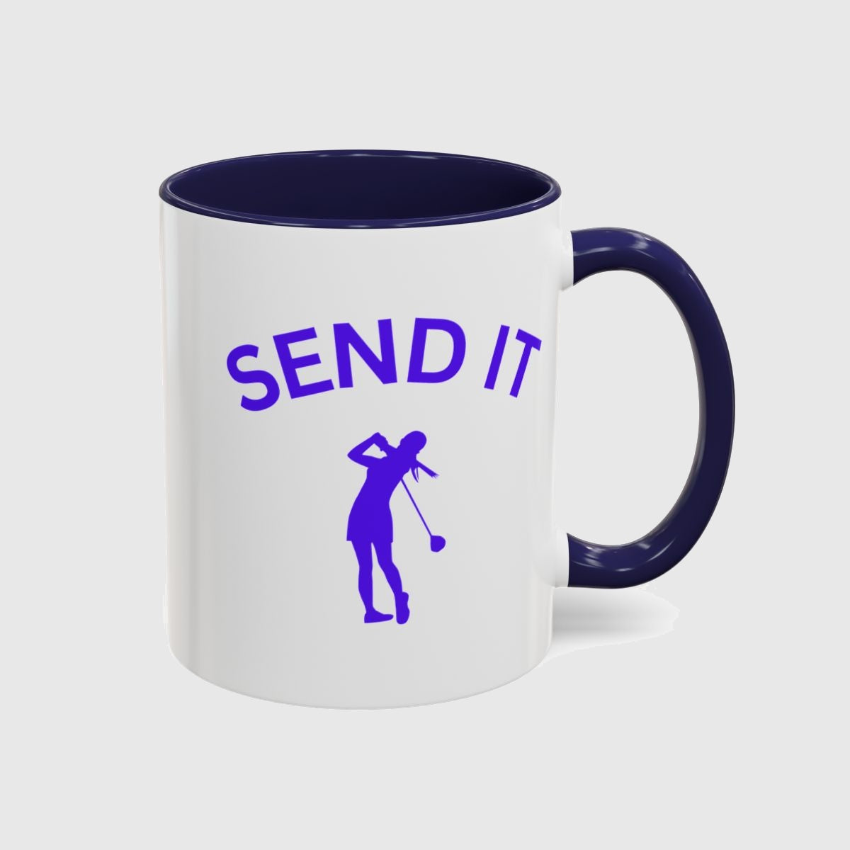 SEND IT (Female) - Golf Mug in Navy