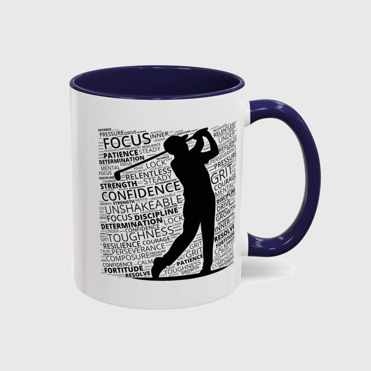Unleash Your Mental Game (Male) - Golf Mug in Navy