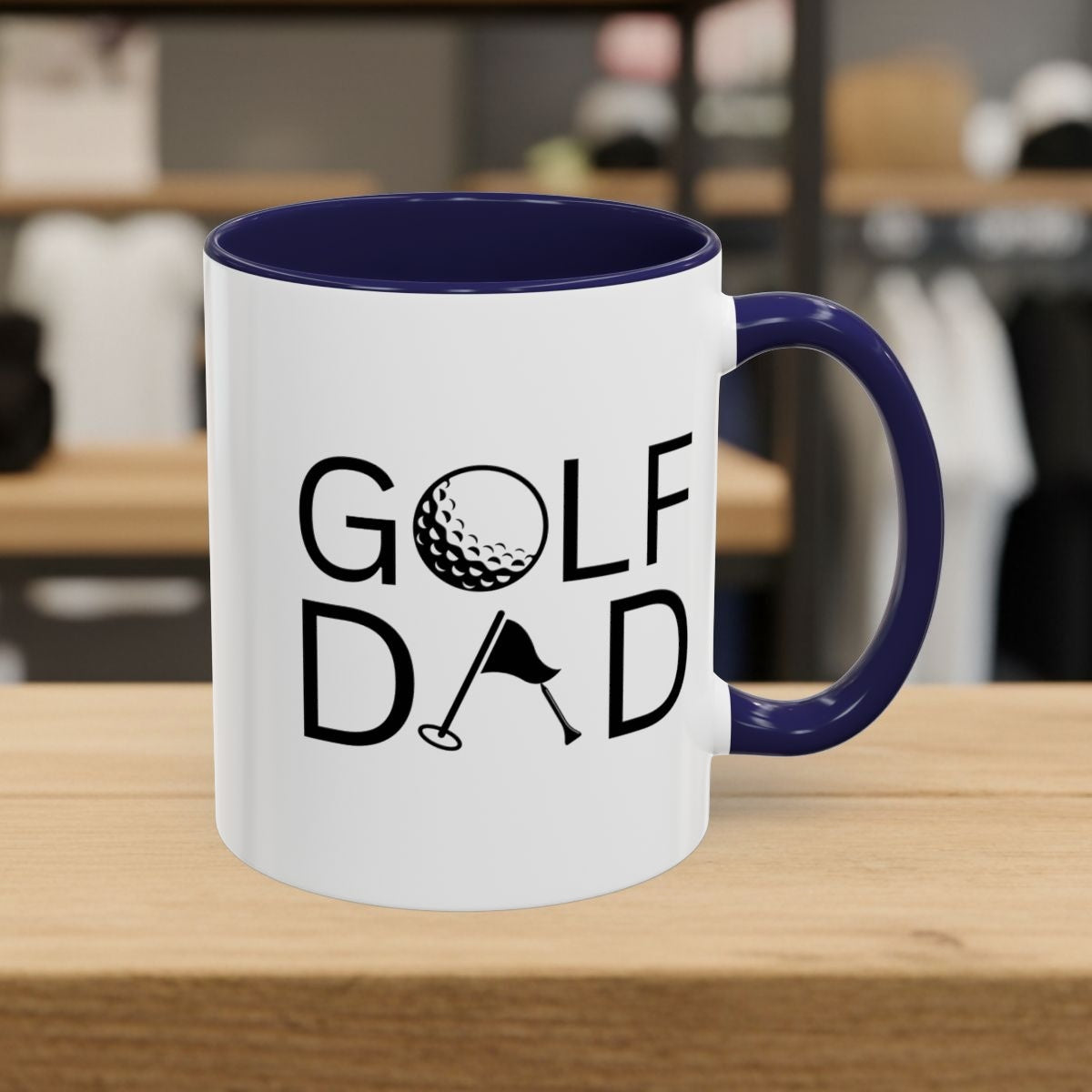 Golf Dad - Golf Mug - 11oz in Navy