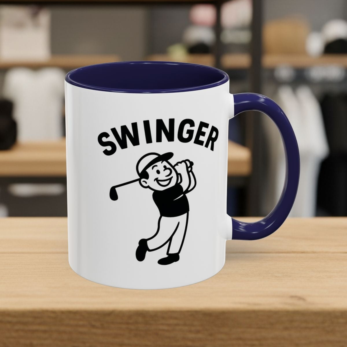 Swinger - Golf Mug - 11oz in Navy
