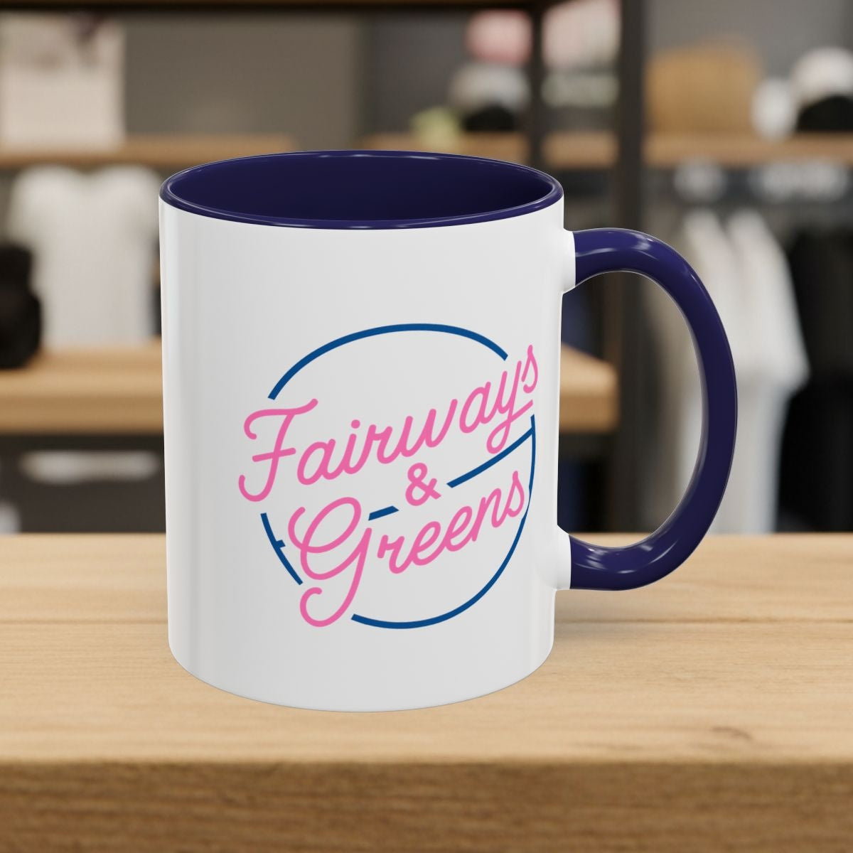 Fairways & Greens - Golf Mug - 11oz in Navy