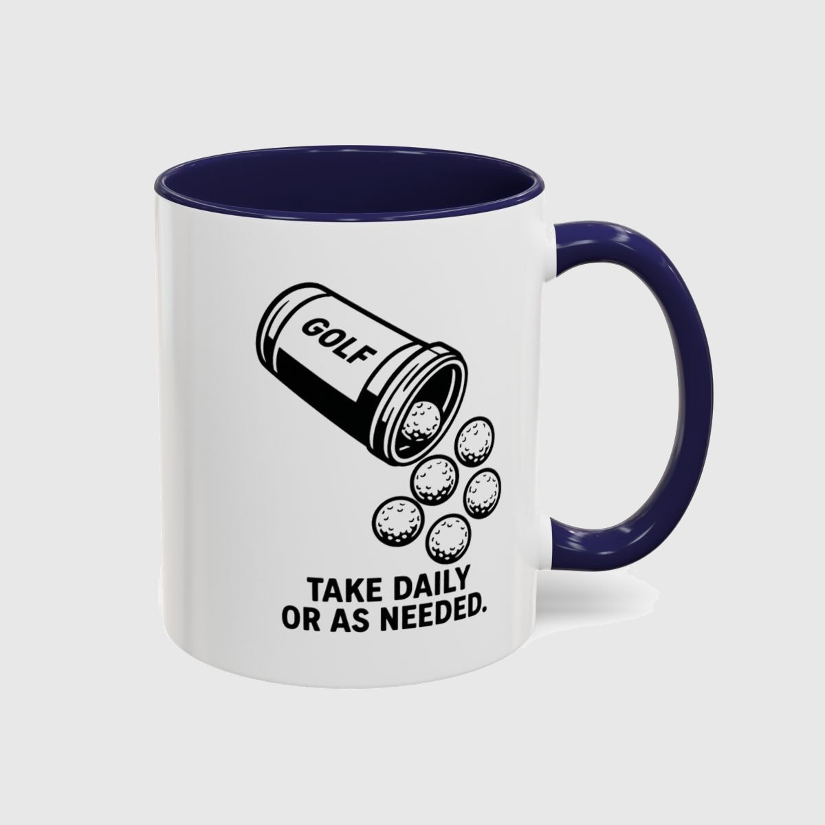 Golf Prescription - Golf Mug in Navy