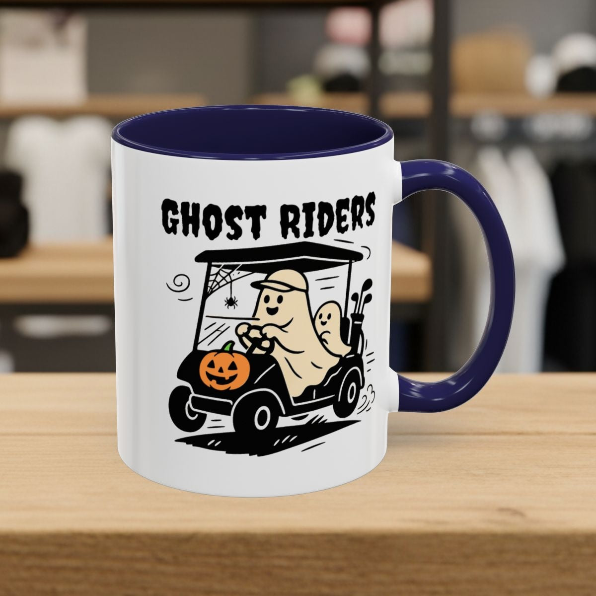 Ghost Riders - Golf Mug - 11oz in Navy