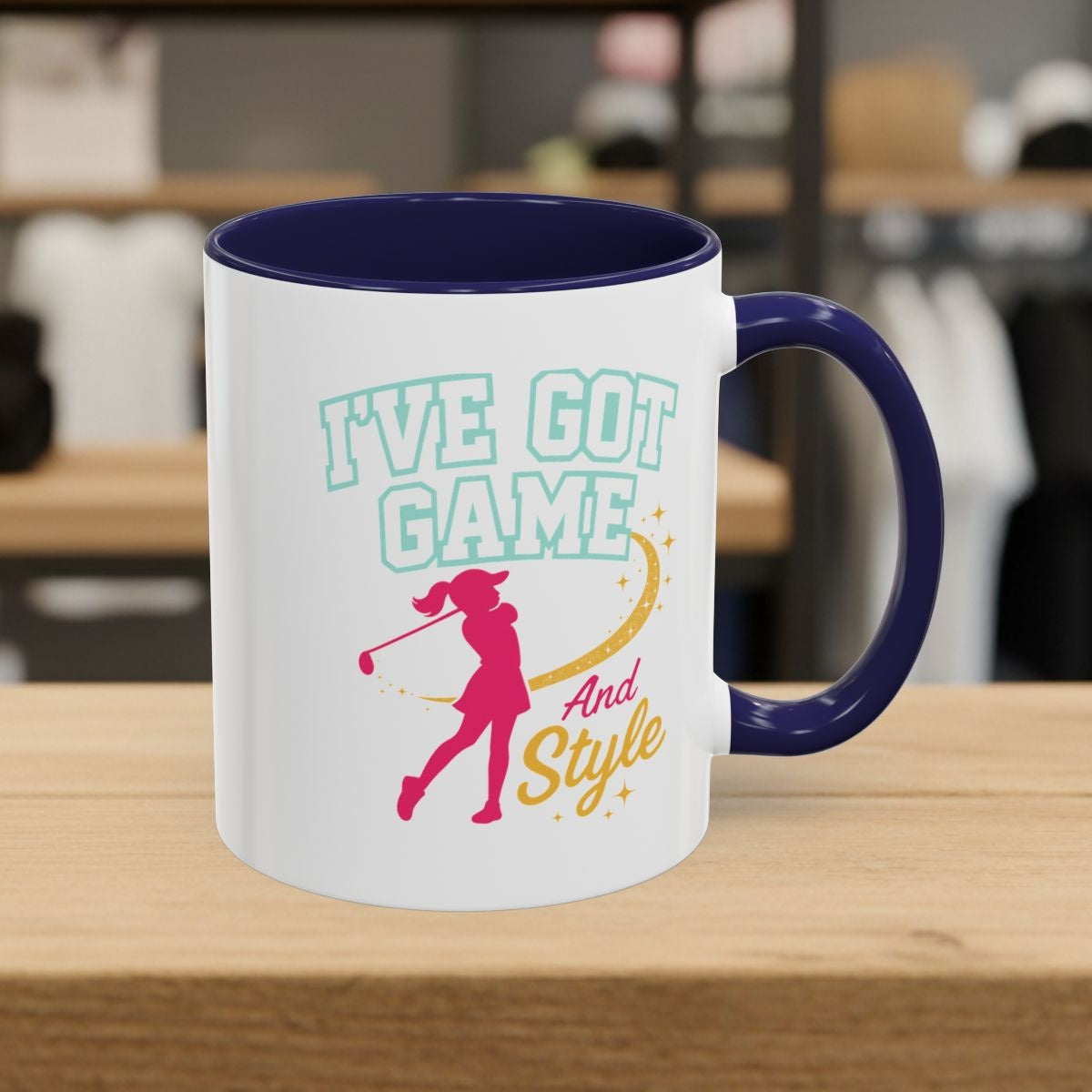 I've Got Game And Style - Golf Mug - 11oz in Navy