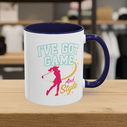I've Got Game And Style - Golf Mug - 11oz in Navy