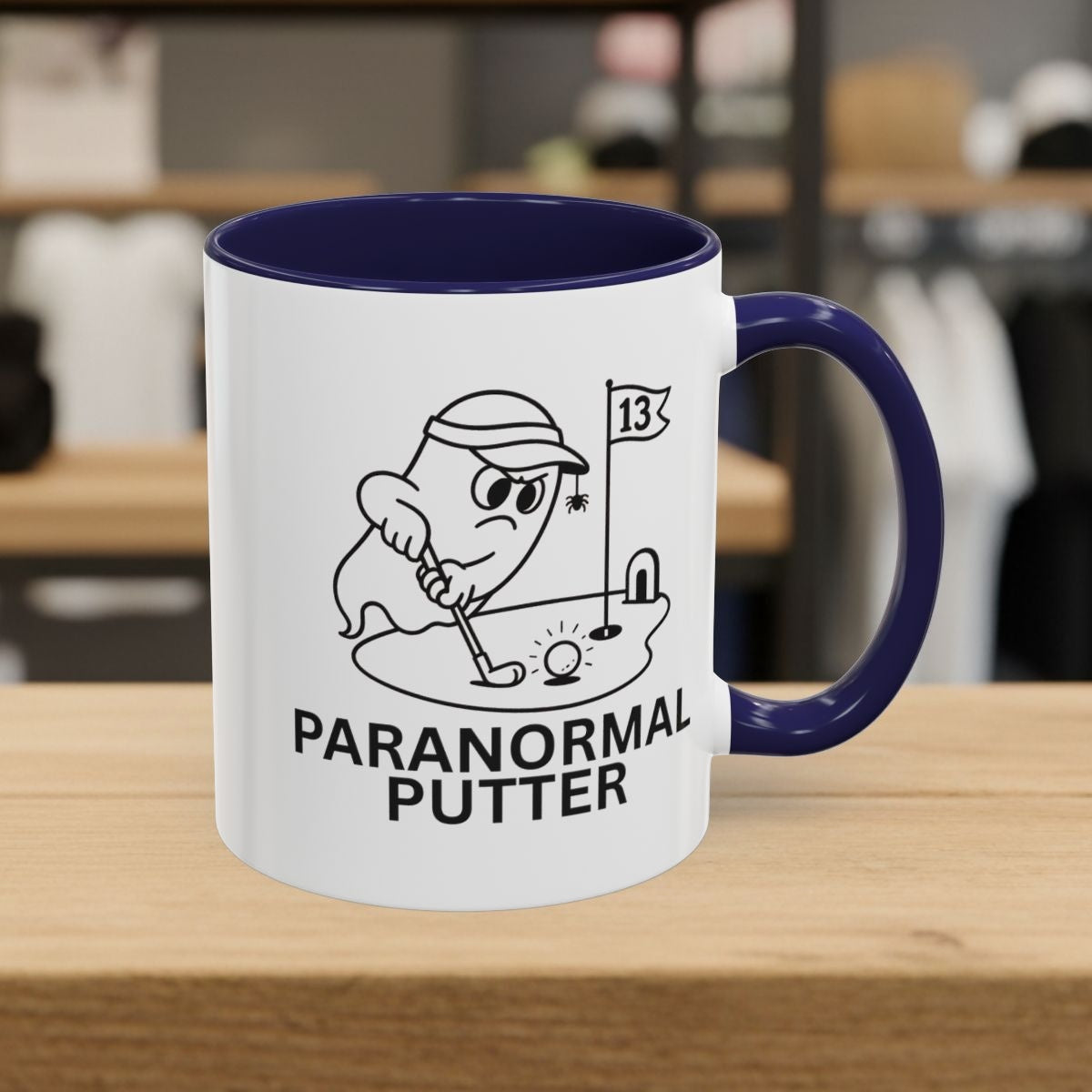 Paranormal Putter - Golf Mug - 11oz in Navy
