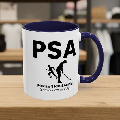 PSA - Please Stand Aside - Golf Mug - 11oz in Navy