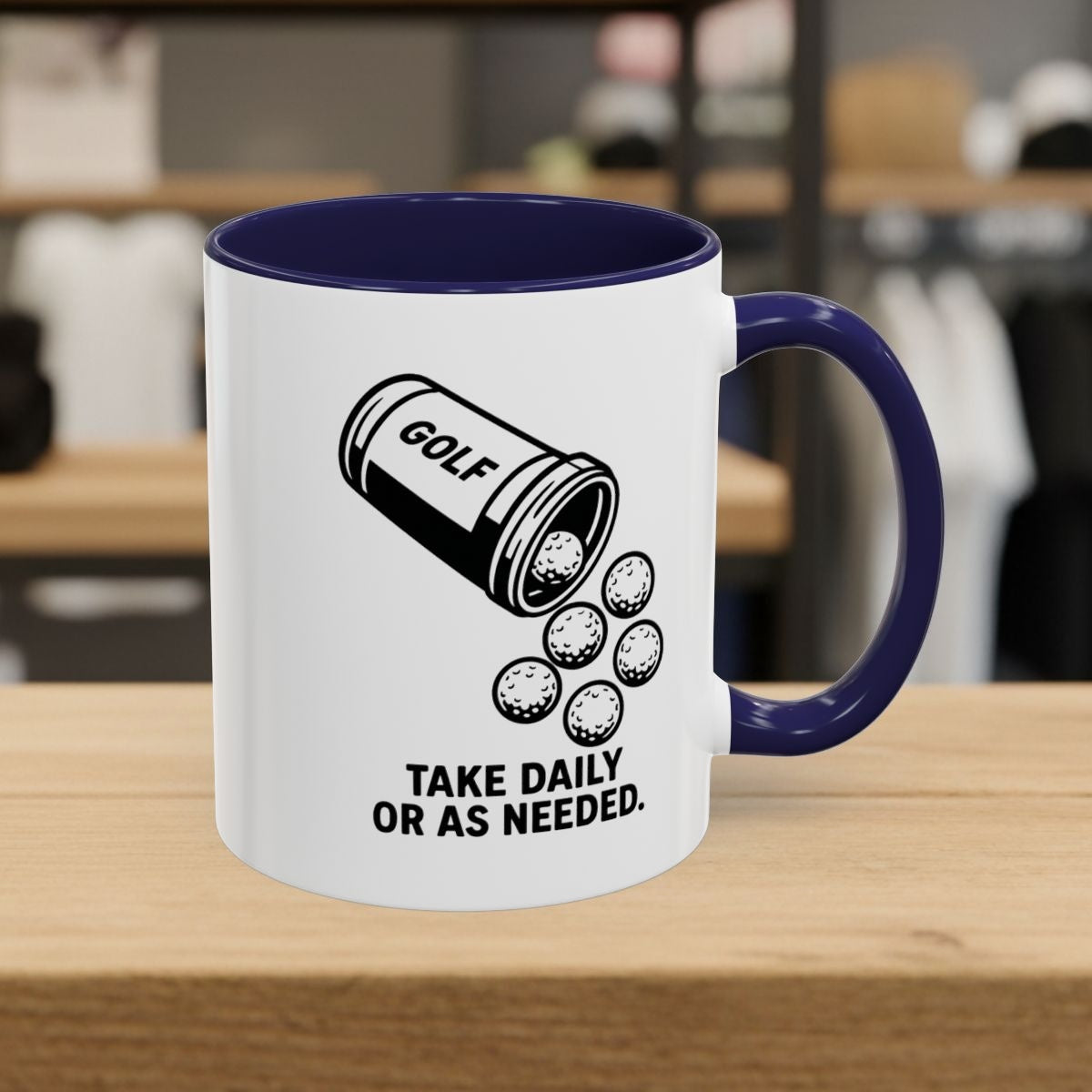 Golf Prescription - Golf Mug - 11oz in Navy