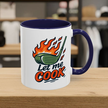 Let Me Cook - Golf Mug - 11oz in Navy