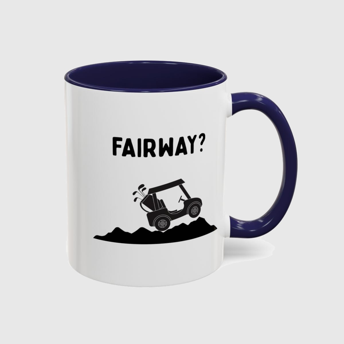 Fairway? - Golf Mug in Navy