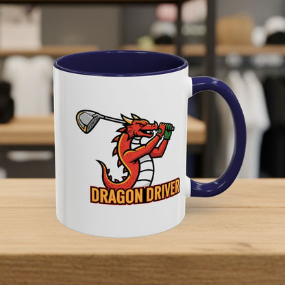 Dragon Driver - Golf Mug - 11oz in Navy