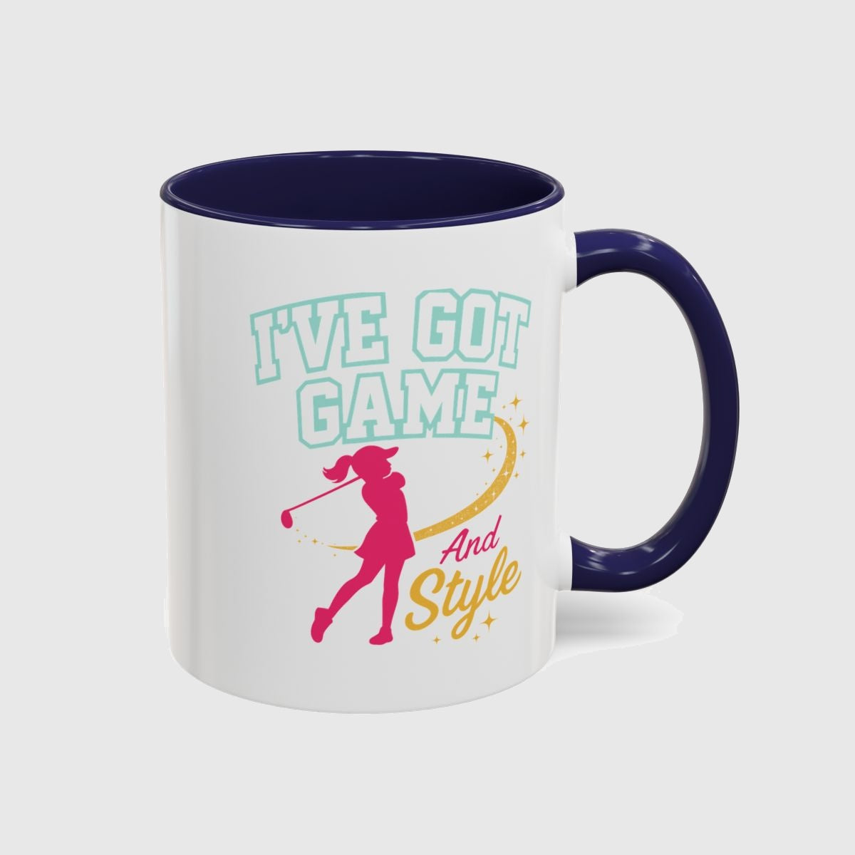 I've Got Game And Style - Golf Mug in Navy