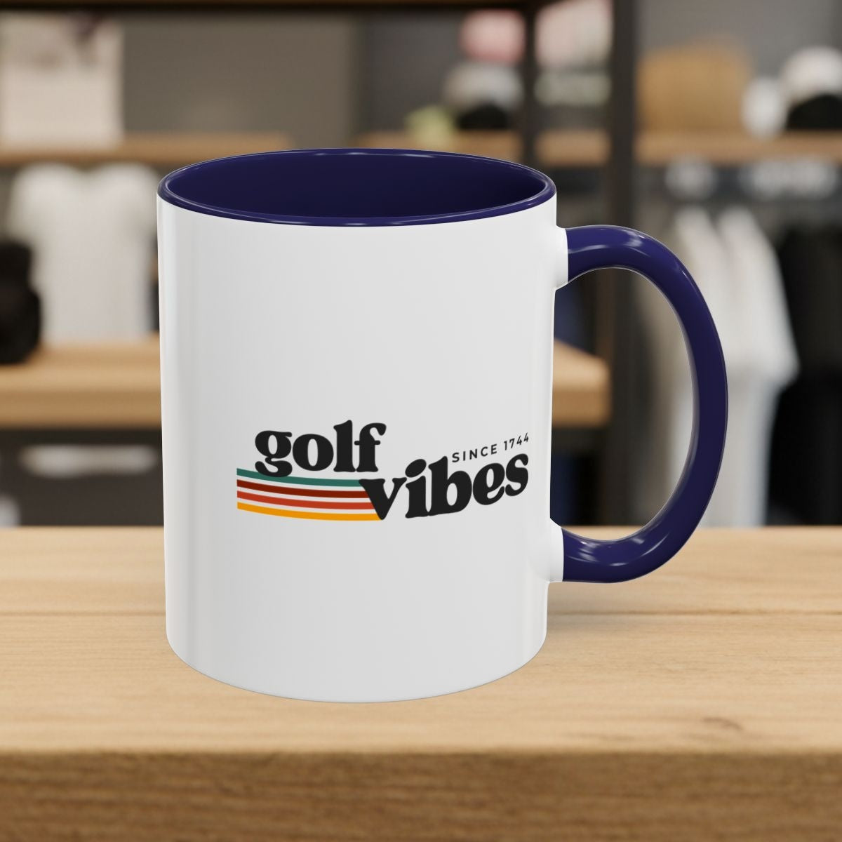 Golf Vibes - Golf Mug - 11oz in Navy