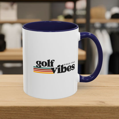 Golf Vibes - Golf Mug - 11oz in Navy