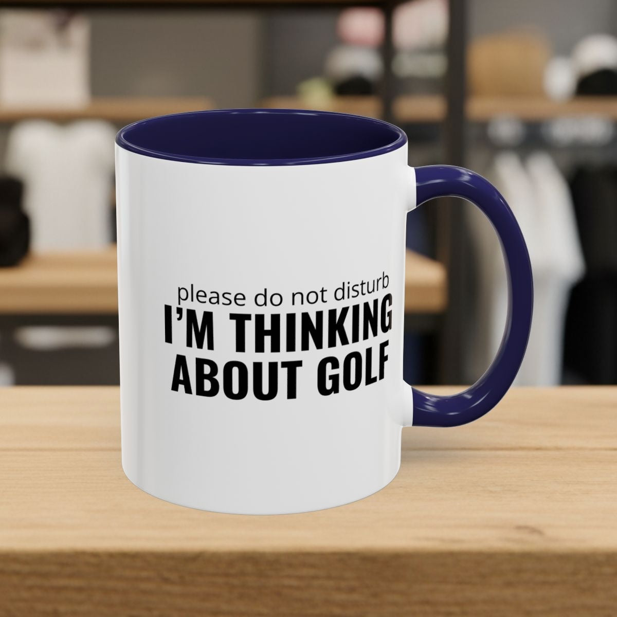 Do Not Disturb - Golf Mug - 11oz in Navy