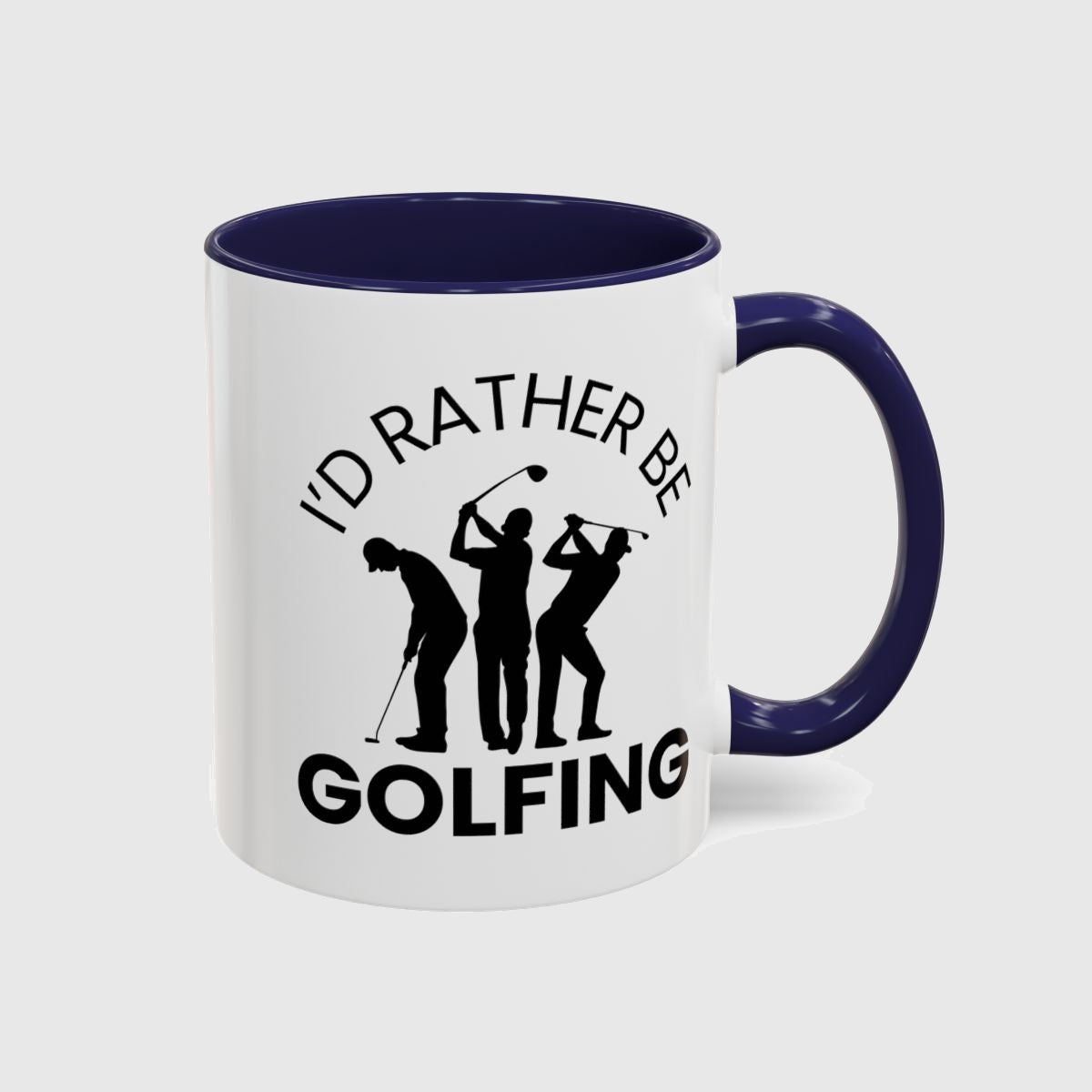 I'd Rather Be Golfing - Golf Mug in Navy