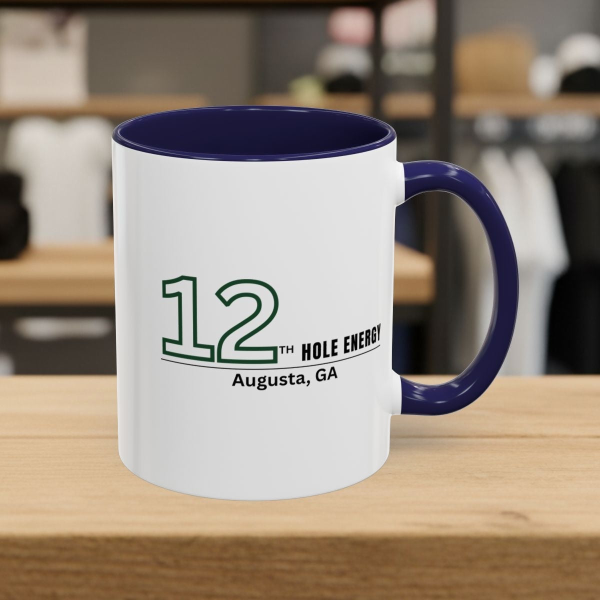 12th Hole Energy - Golf Mug in Navy