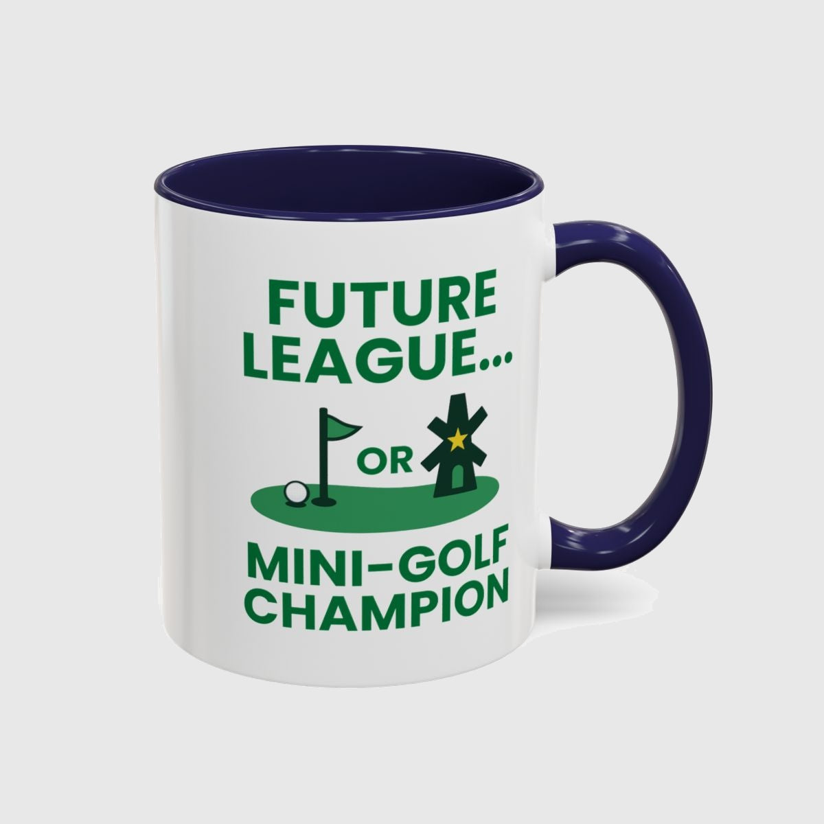 Future League or Mini-Golf Champion - Golf Mug in Navy
