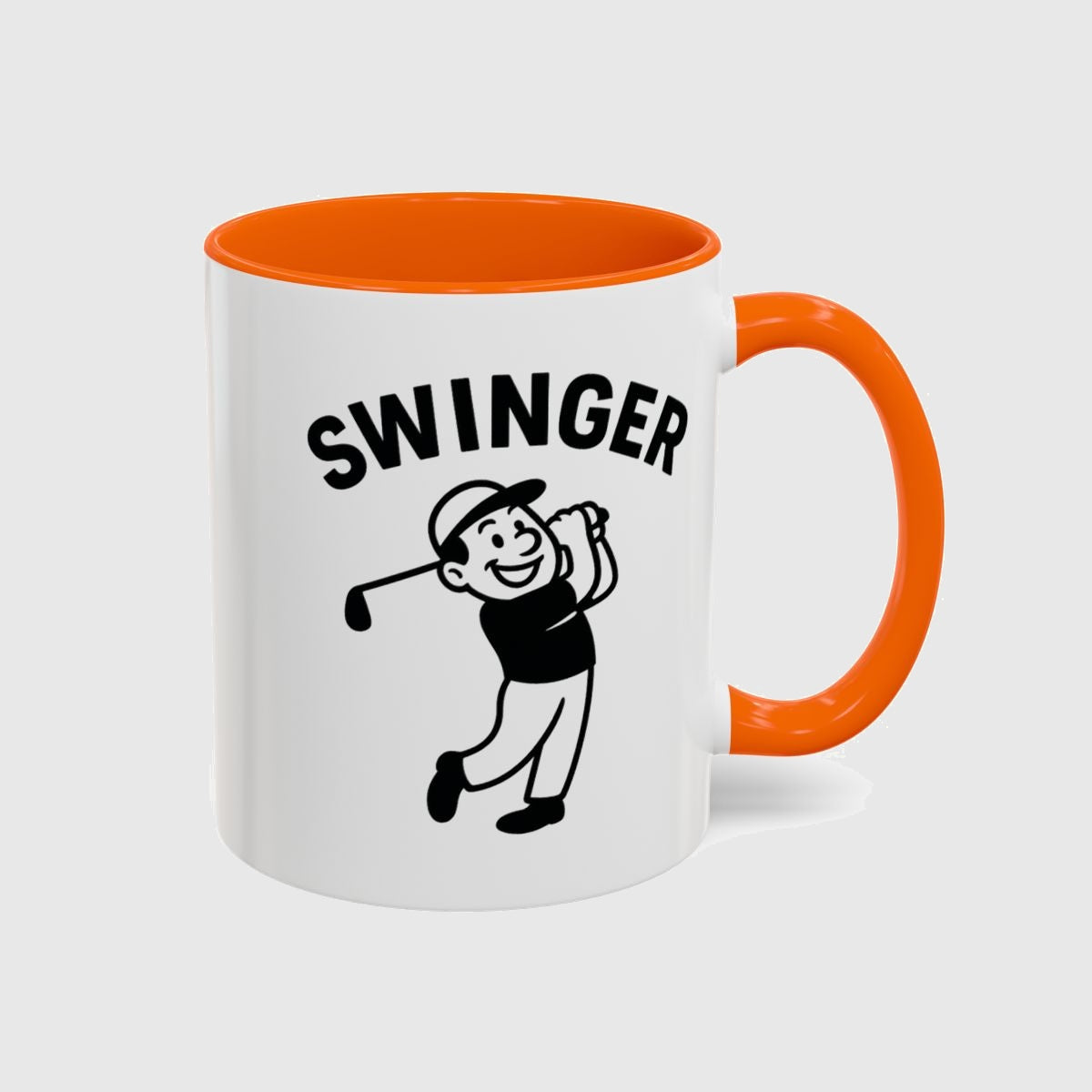 Swinger - Golf Mug in Orange