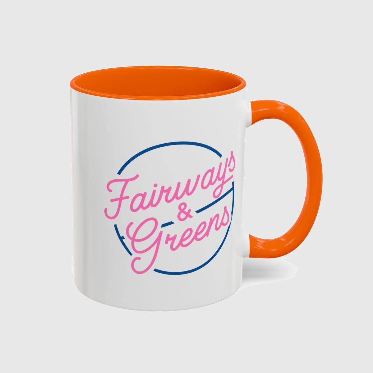 Fairways & Greens - Golf Mug in Orange