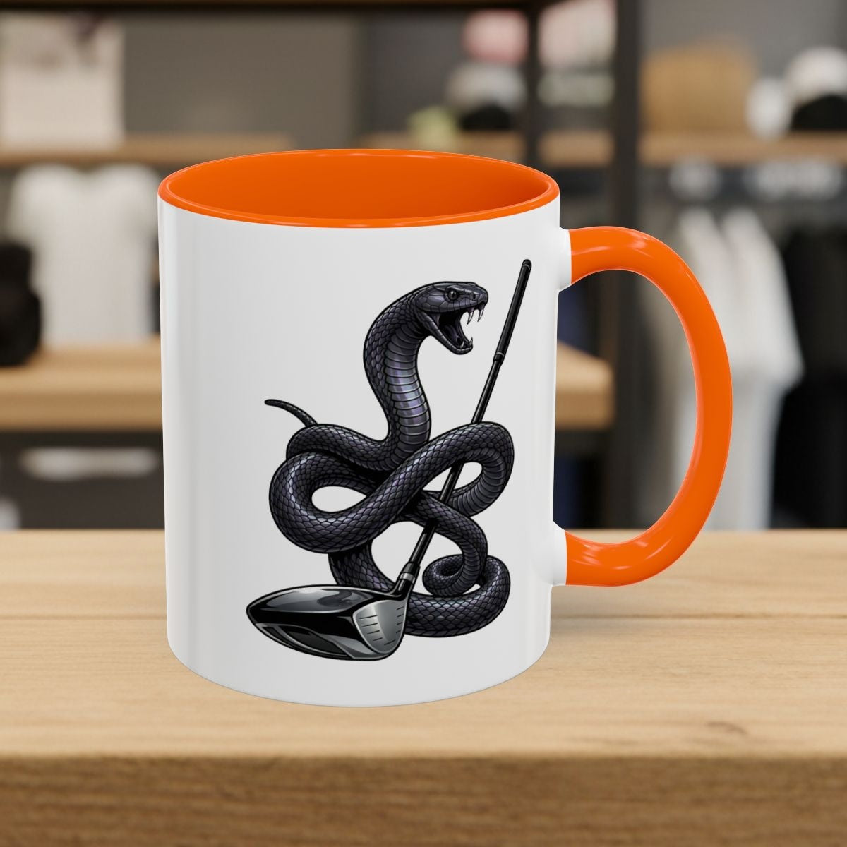 Strike Position - Mamba - Golf Mug in Orange