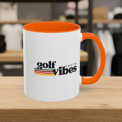 Golf Vibes - Golf Mug - 11oz in Orange
