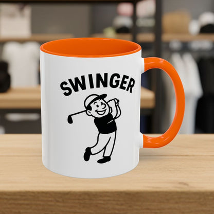 Swinger - Golf Mug - 11oz in Orange