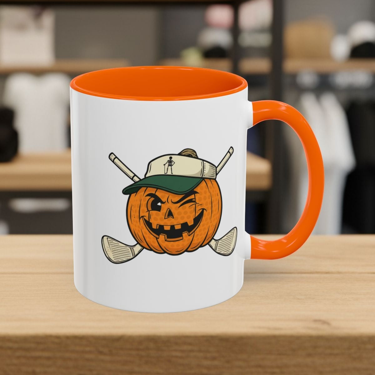 Golf or Gourd - Golf Mug - 11oz in Orange